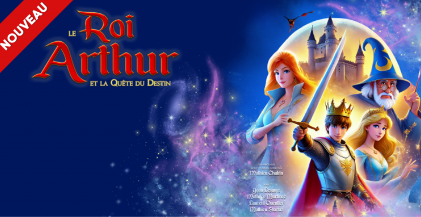 Spectacle " Le roi Arthur et la quête du destin" à l'Odéon de Montpellier