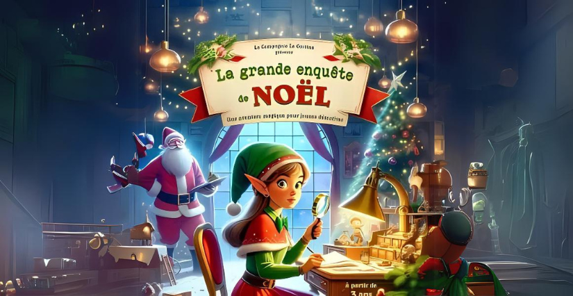 Spectacle "La grande enquête de Noël" à la Comédie du Mas, près de Montpellier