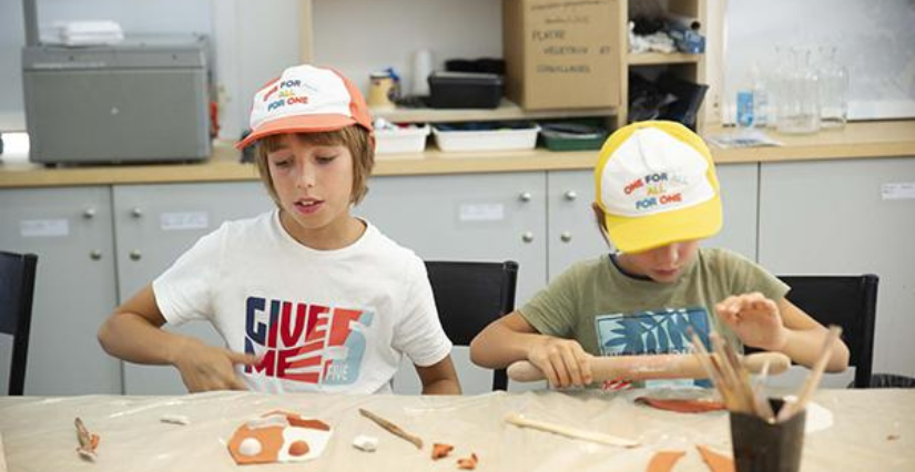 Atelier enfant "A travers la matière" au MO.CO Panacée à Montpellier