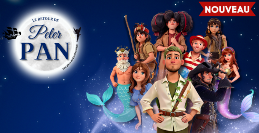 Spectacle " Le retour de Peter Pan" au Théâtre Odéon Montpellier