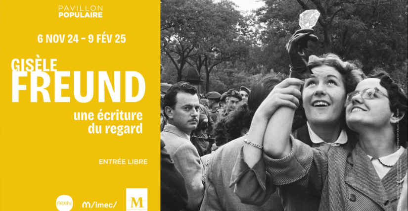 Exposition " Gisèle Freund. Une écriture du regard" au Pavillon Populaire à Montpellier